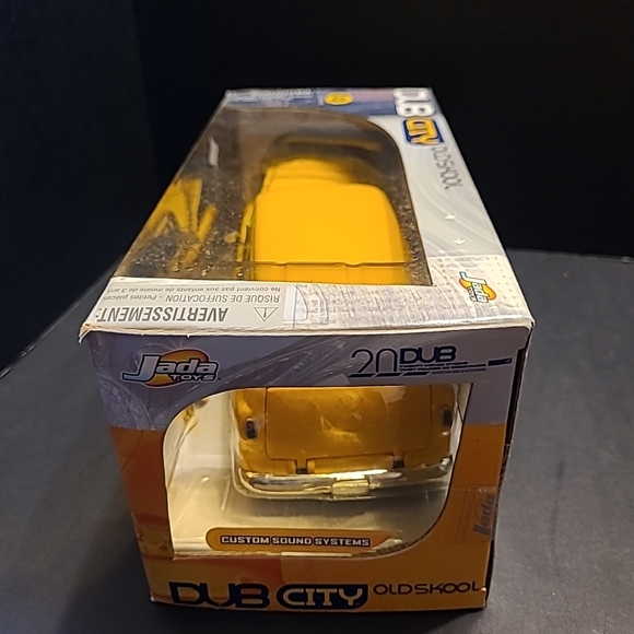 🛻1957 Chevy Suburban Jada Dub City Oldskool 1/24 20 Inch SS Yellow Die C - Picture 6 of 10